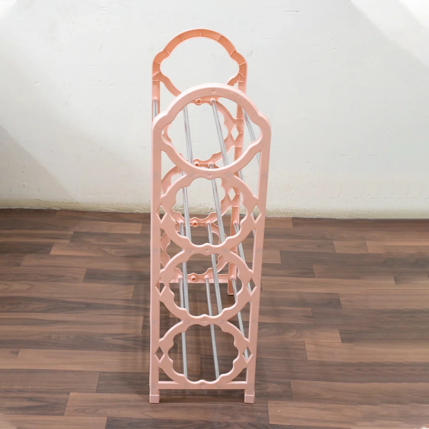 9392 Shoes Storage Shelf 4 Layer Spacesaving Shoes Show Rack Folding Shoe Rack Standing Shoe Rack Diy Shoes Storage Shelf Home Organizer For Bedroom Hallway And Closet Shoe Storage - Zidbik