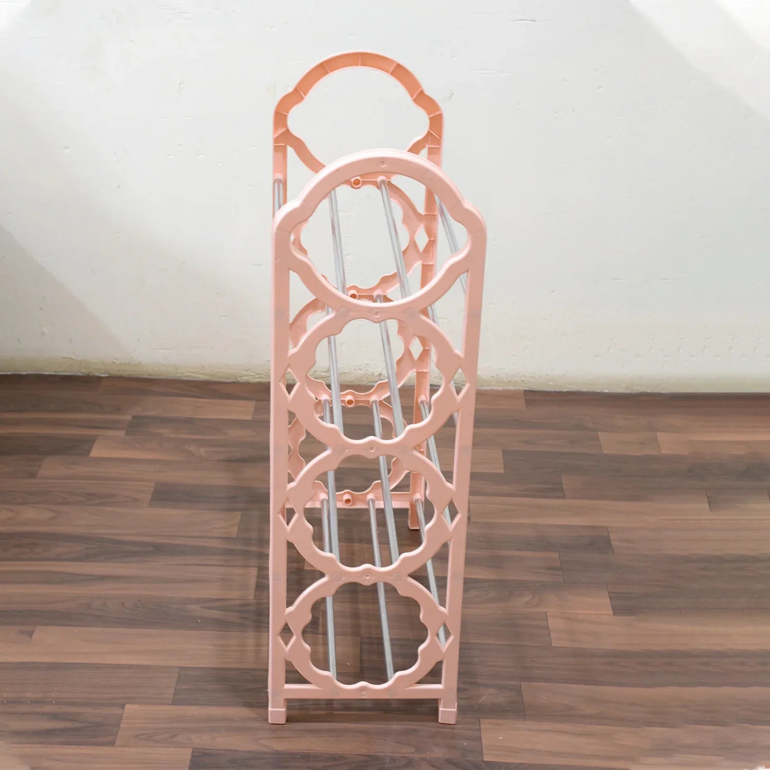 9392 Shoes Storage Shelf 4 Layer Spacesaving Shoes Show Rack Folding Shoe Rack Standing Shoe Rack Diy Shoes Storage Shelf Home Organizer For Bedroom Hallway And Closet Shoe Storage - Zidbik