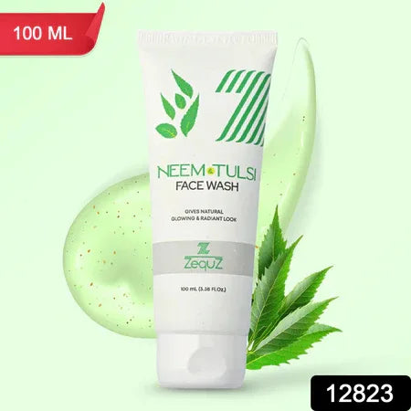 Zequz Neem Tulsi Face Wash - (1 Pc 100 Ml) - Zidbik