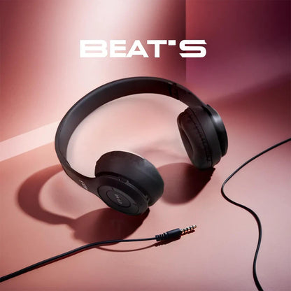 13052 Wireless Headphone Over The Head Bluetooth Headset Foldable Headband Hands-free With Calling Function (1 Pc) - Zidbik