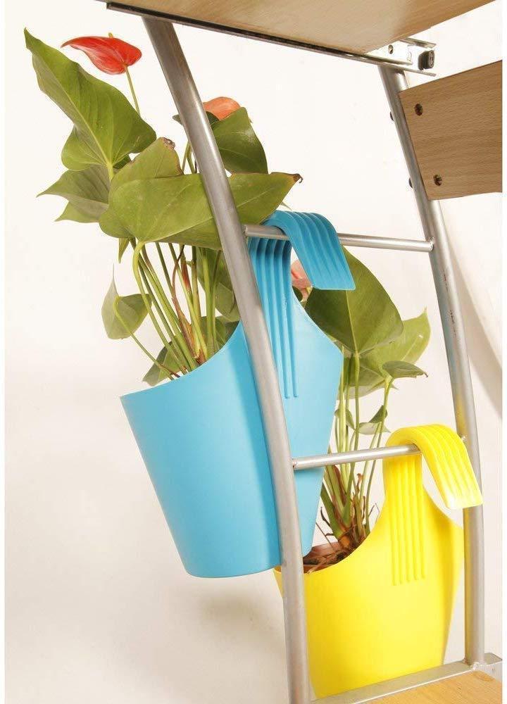 3850 Plastic Hanging Planter Pot Multicolour - Zidbik
