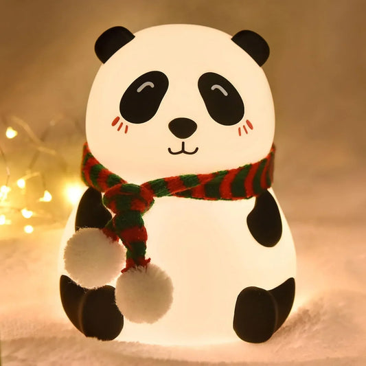 Panda 7-color Led Silicone Touch Lamp (1 Pc) - Zidbik