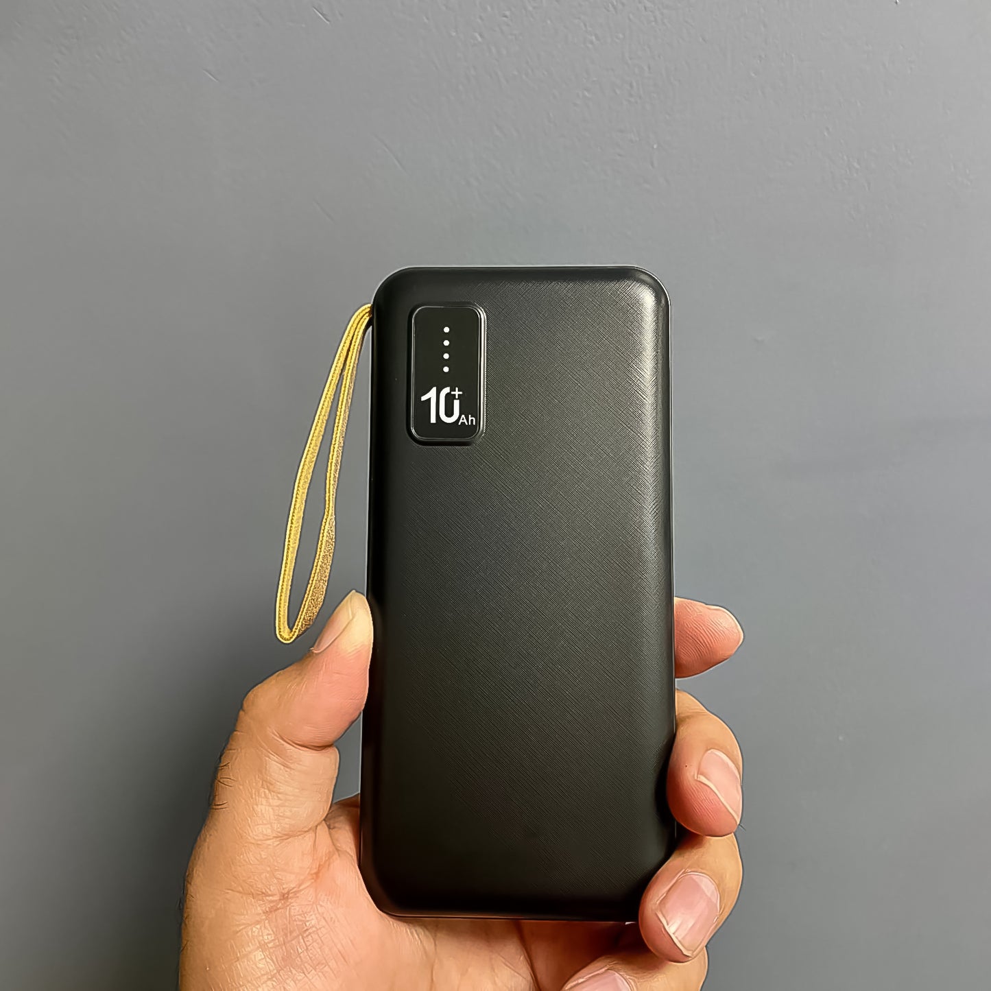 10000mah 12w Fast Charging Power Bank With Built 4 In 1 Usb With Mobile Holder (1 Pc) - Zidbik