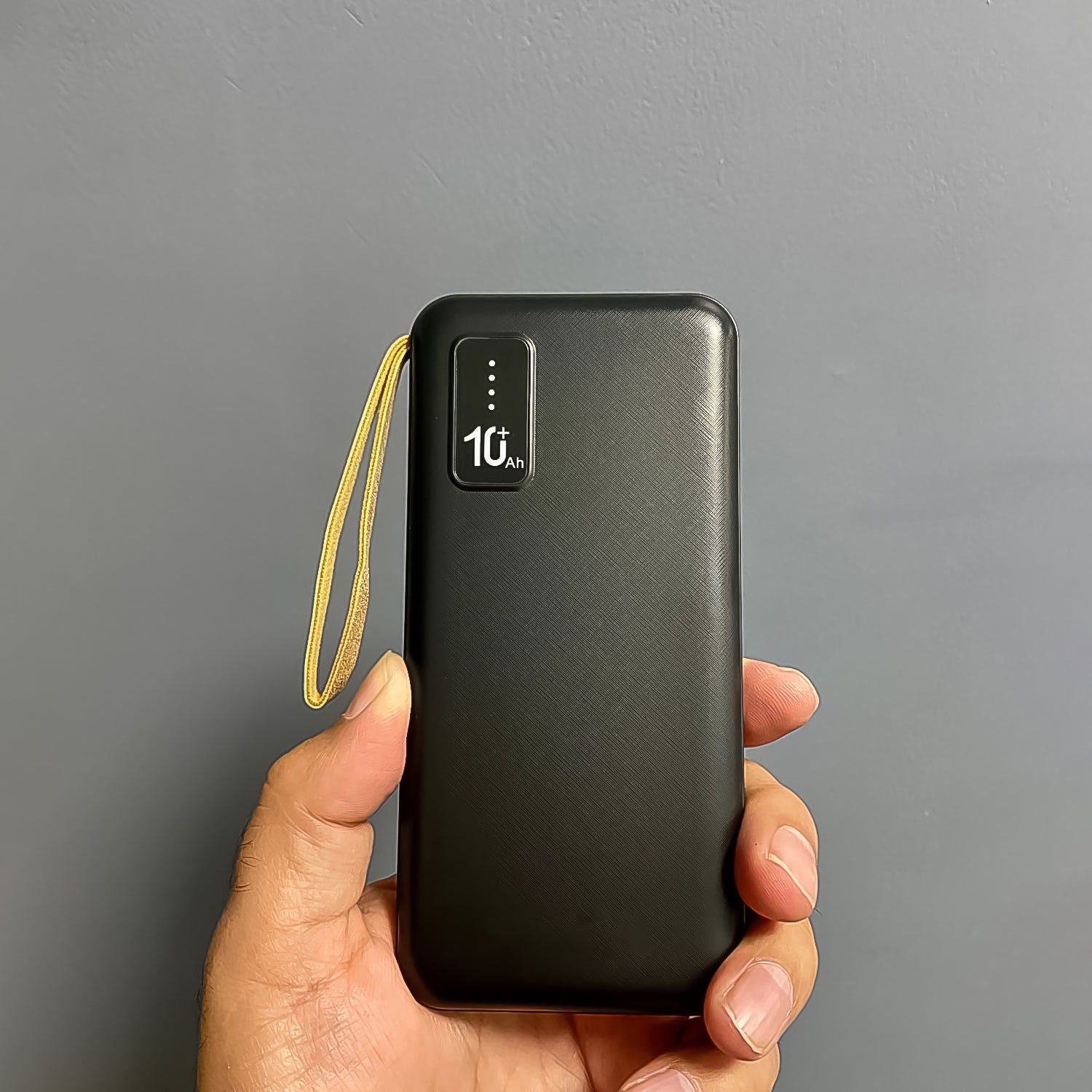 10000mah 12w Fast Charging Power Bank With Built 4 In 1 Usb With Mobile Holder (1 Pc) - Zidbik