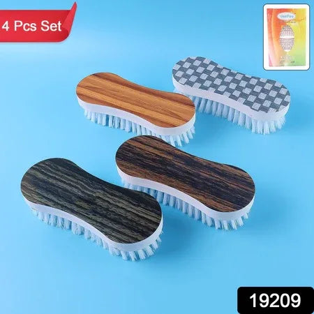 Ergonomic Cloth Washing Brush Set (4 Pc) - Zidbik
