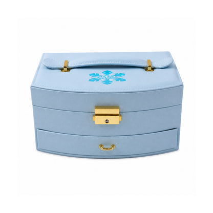 Premium Multi Layer Jewelry Storage Box With Mirror (1 Set)
