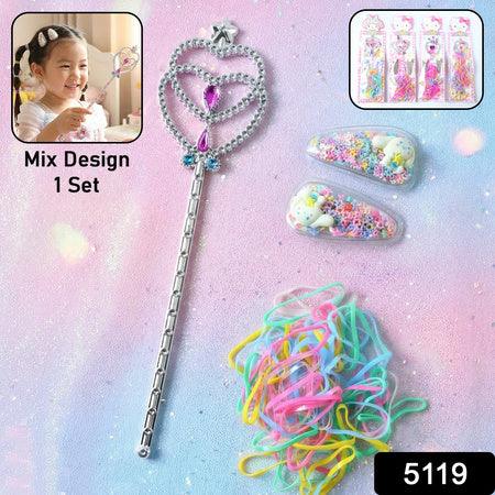 Mix Stylish Hair Accessories Kit (1 Set) - Zidbik