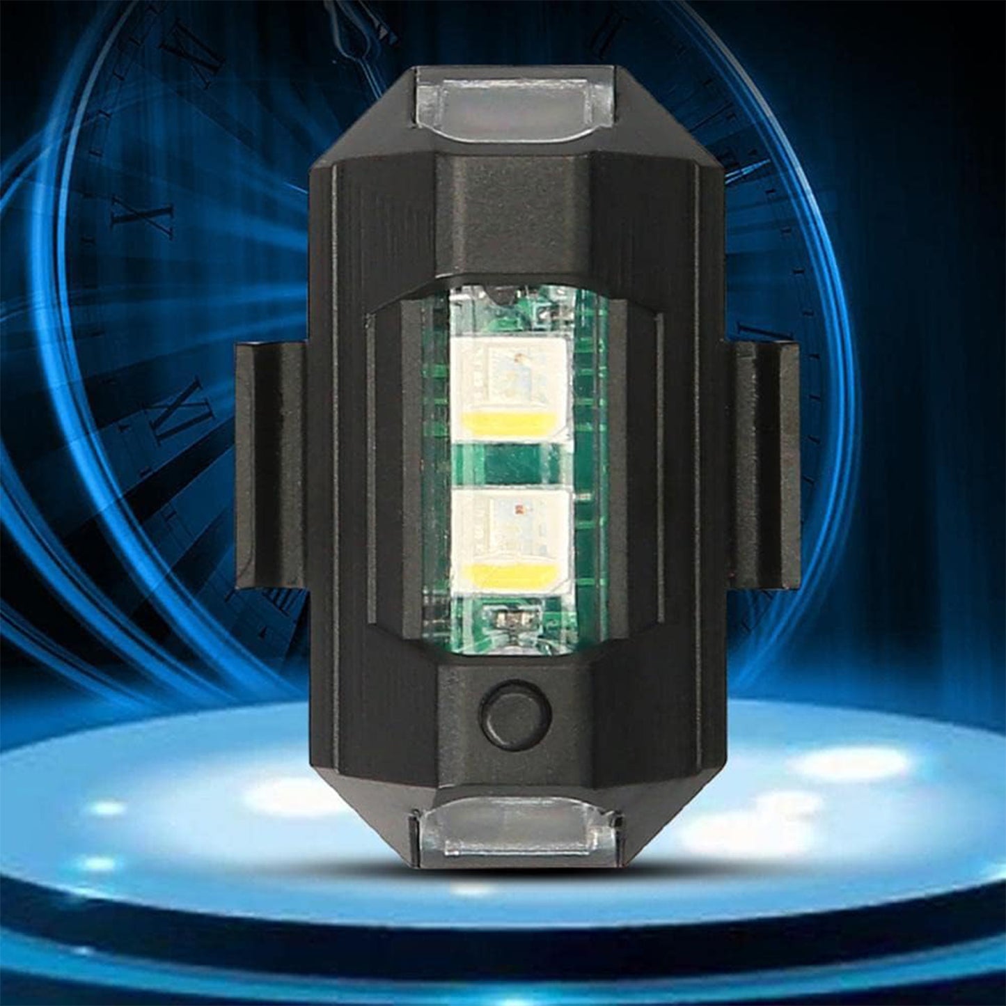 7497 Mini Led Strobe Lights Waterproof Lights Lightweight Rgb Led Lights Drone Strobe Lights Veicle Anti-collision Strobe Light Bike Motocycle Lights Usb Recharge  Multi-colors - Zidbik