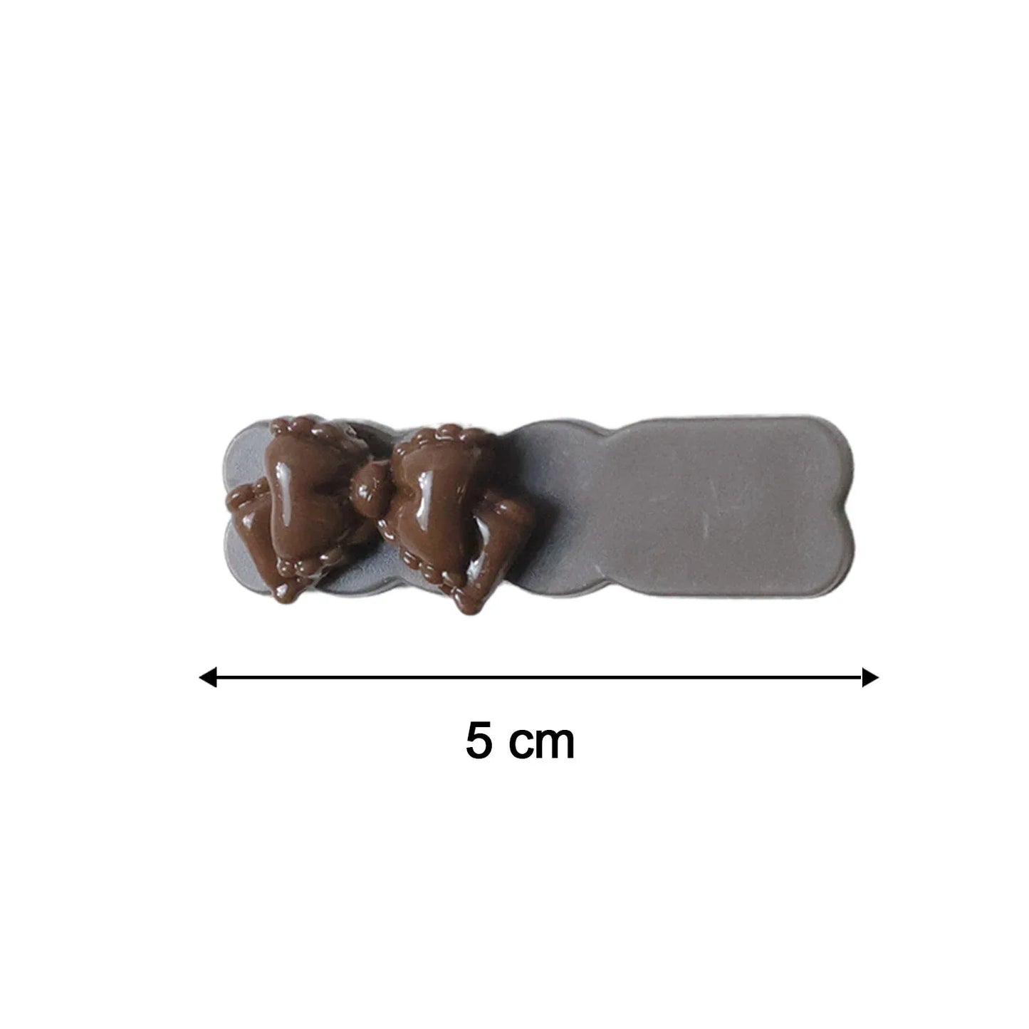 Elegant Bow Design Hair Clips Set (4 Pc) - Zidbik