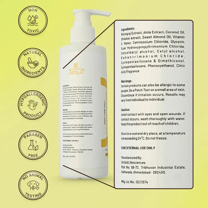 Zequz Anti Hair Fall Conditioner - (1 Pc 250 Ml) - Zidbik