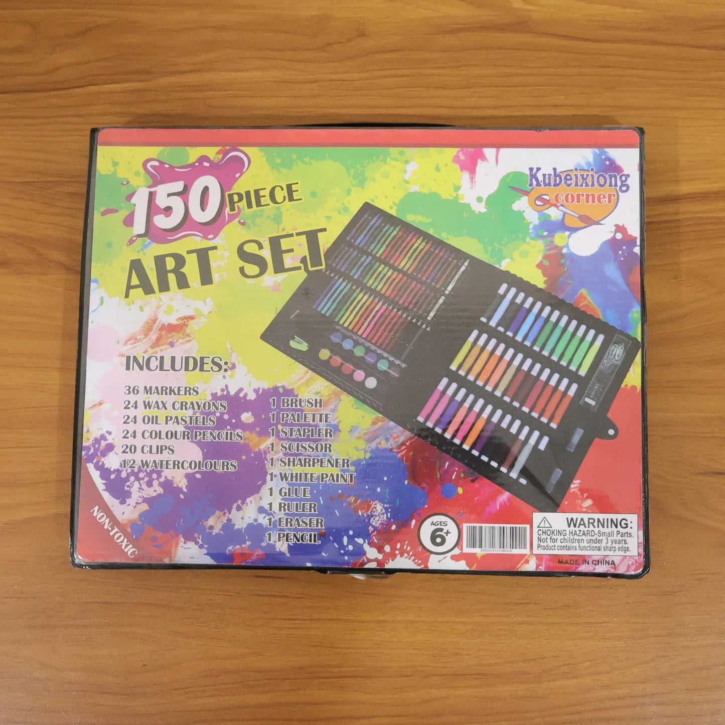 150 Piece Complete Art And Drawing Color Kit - Zidbik