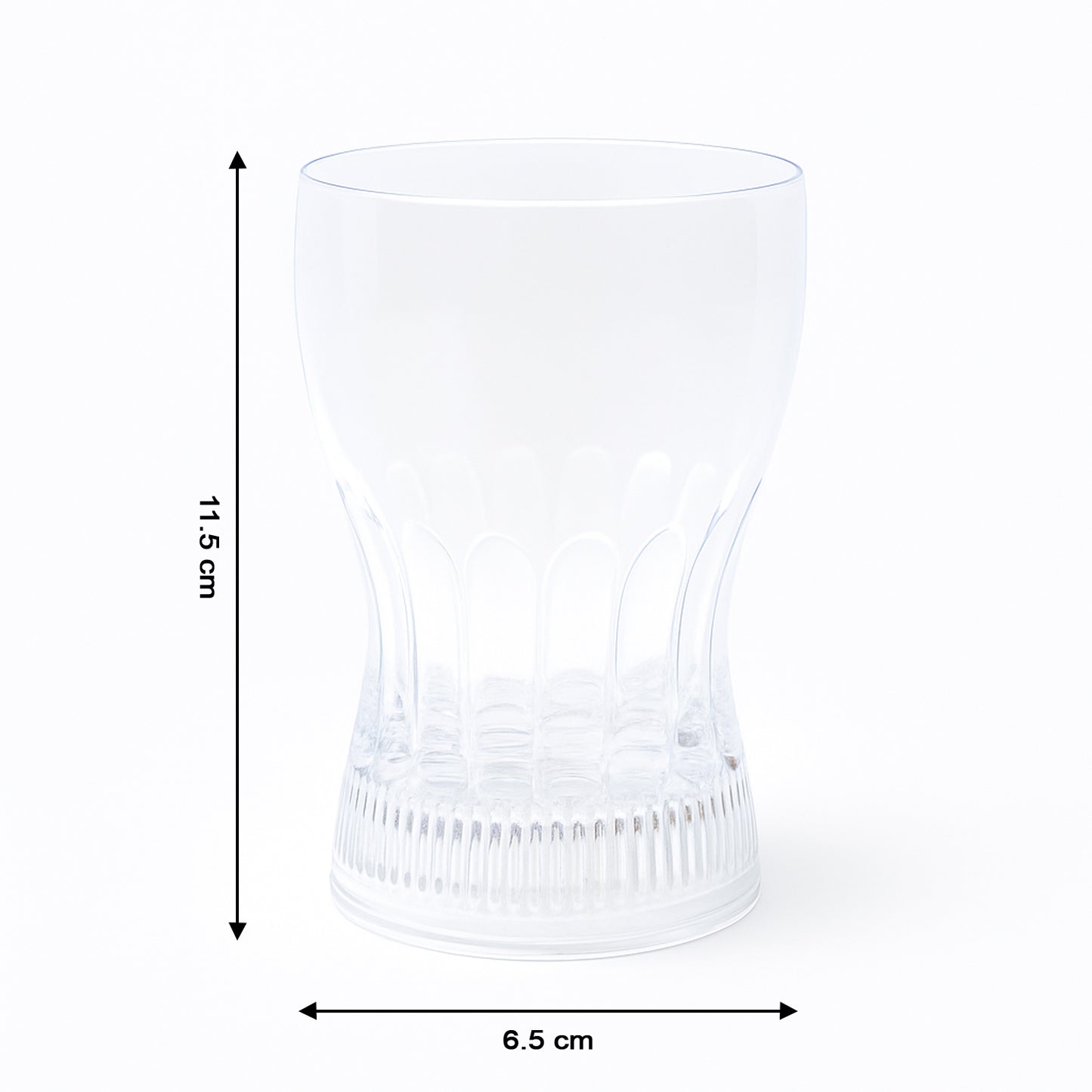 Plastic Fancy Led Light Glass 200 Ml (1 Pc) - Zidbik