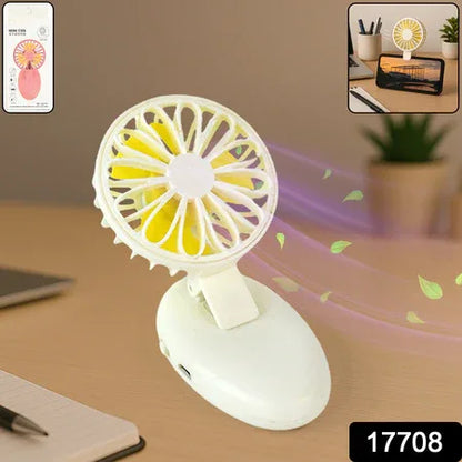 17708 Mini Usb Handheld Fan Portable Rechargeable Mini Fan For Home Office Travel And Outdoor Use (1 Pc) - Zidbik
