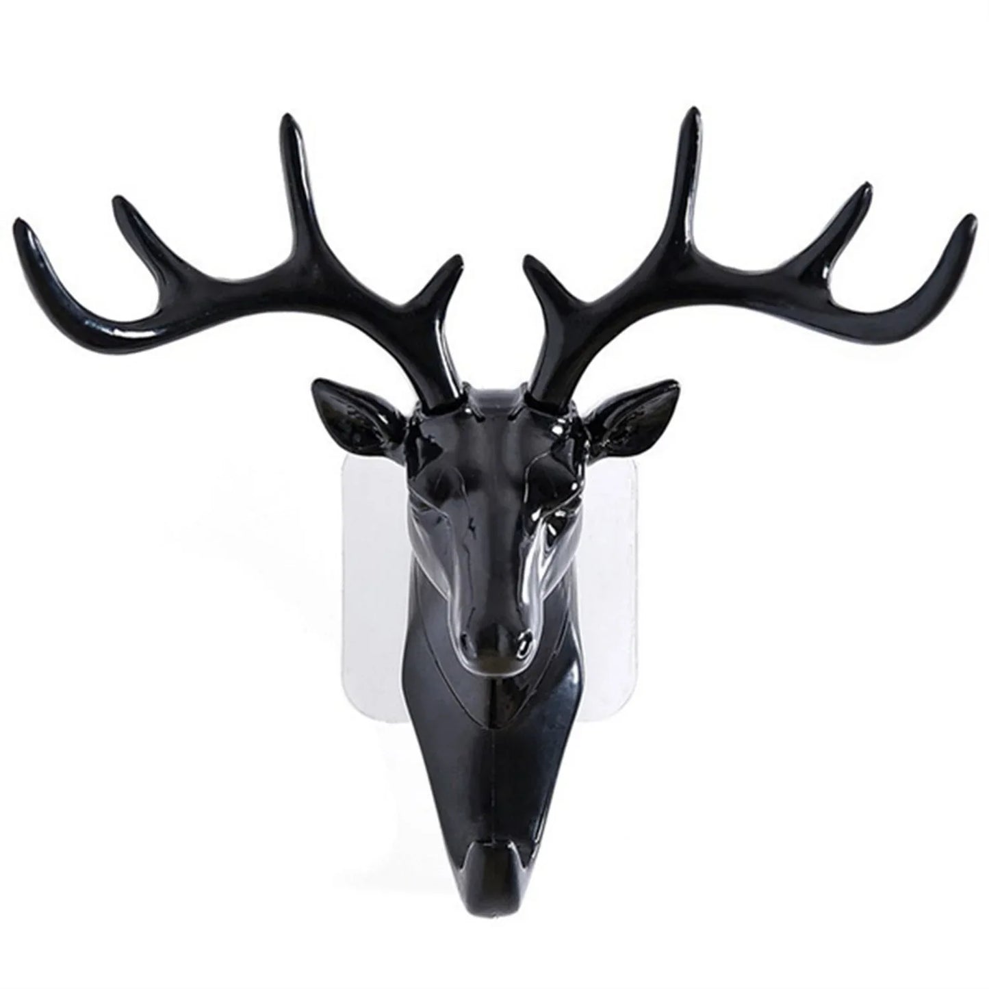1743 Deer Head Self Adhesive Wall Door Hook Hanger - Zidbik