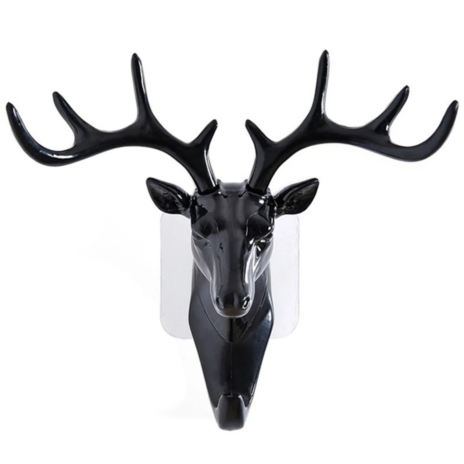 1743 Deer Head Self Adhesive Wall Door Hook Hanger - Zidbik
