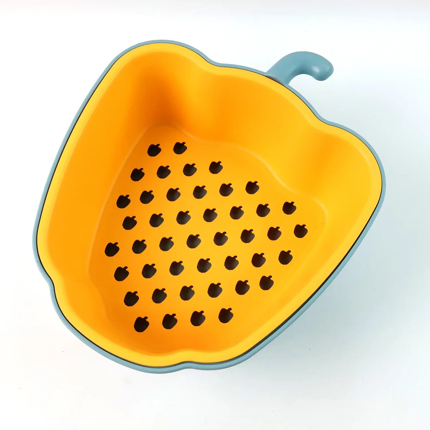 Pepper-shape 2-in-1 Washing Bowl - (1 Pc) - Zidbik