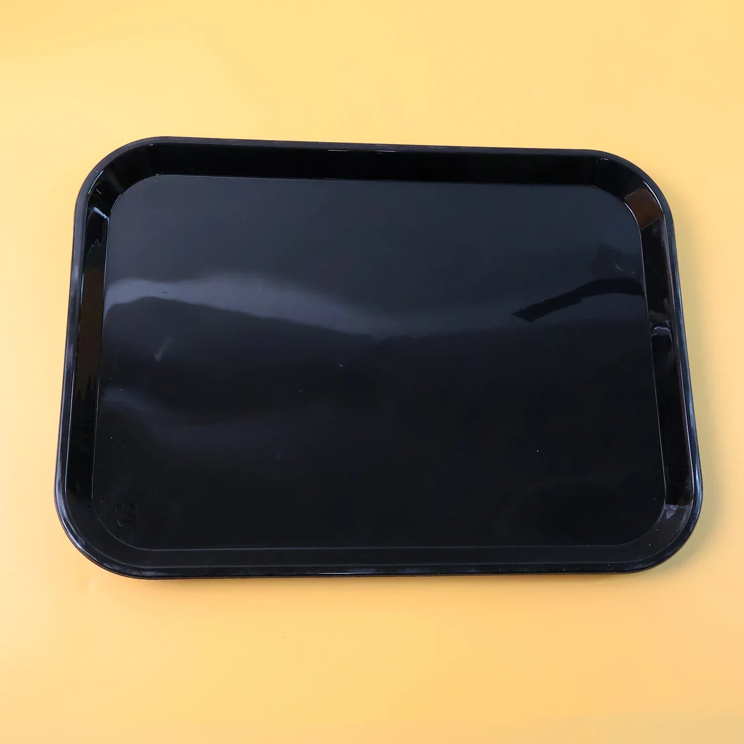 Plastic Serving Tray Plate 40 30 Cm (1 Pc Black) - Zidbik