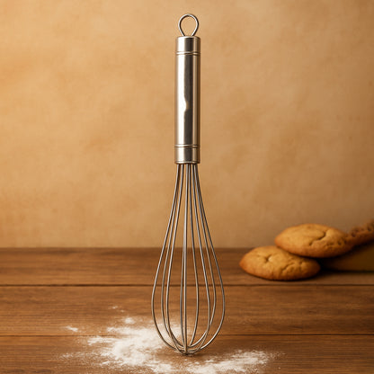 Apex Stainless Steel Medium Hand Whisk (1 Pc) - Zidbik