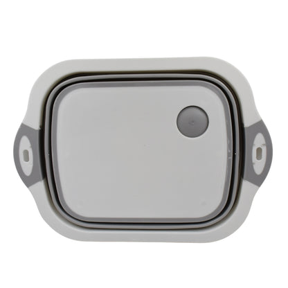 0098a Collapsible Cutting Board With Dish Tub Basket - Zidbik