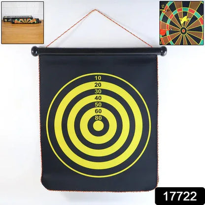 Roll-up Double-sided Dartboard Game (1 Set) - Zidbik