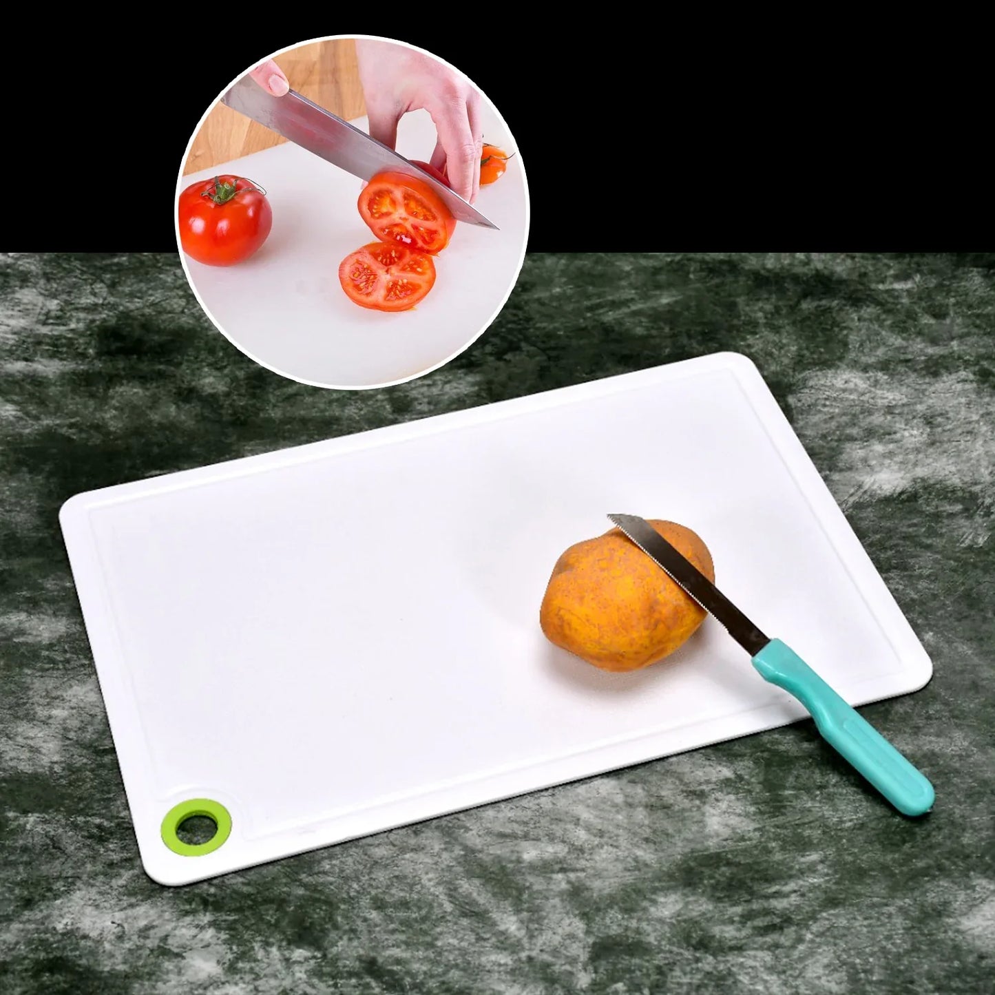 2316 Fruit Vegetable Chopping Board Plastic Cutting Board For Kitchen - Zidbik