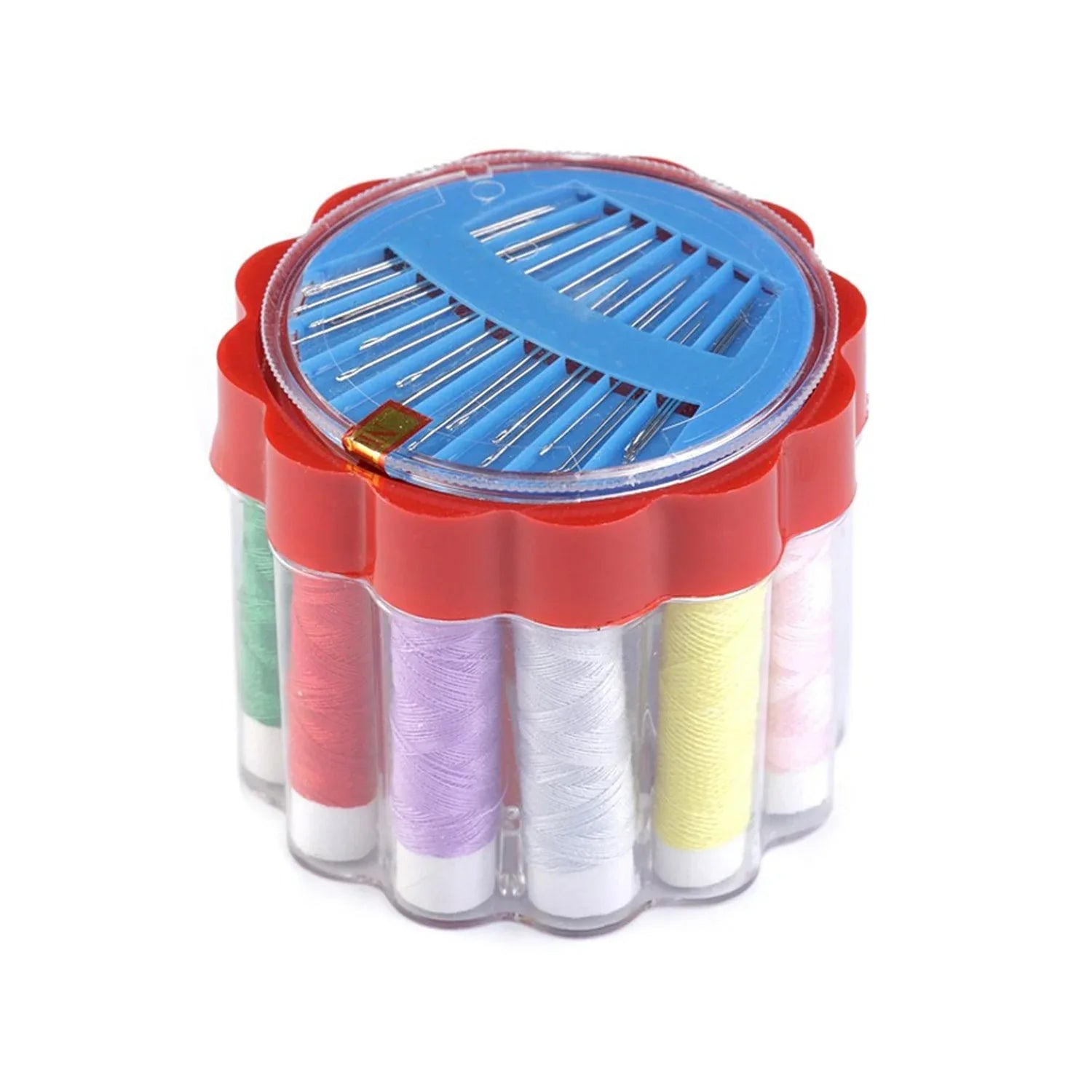 6050 24 Pc Sewing Box Used In Storing Of Thread Roles And Sewing Stuff Including All Home Purposes. - Zidbik