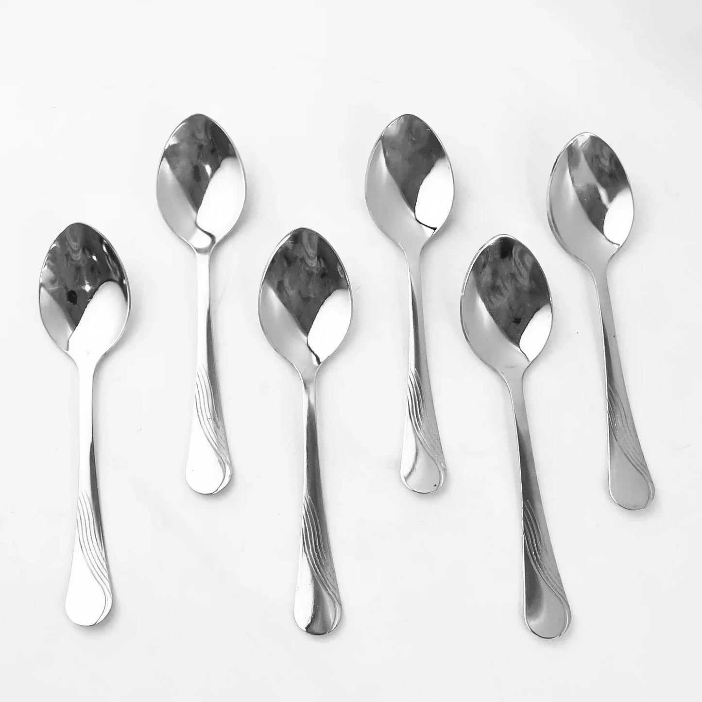 Supermom Stainless Steel Dining Spoons (6 Pc Set) - Zidbik