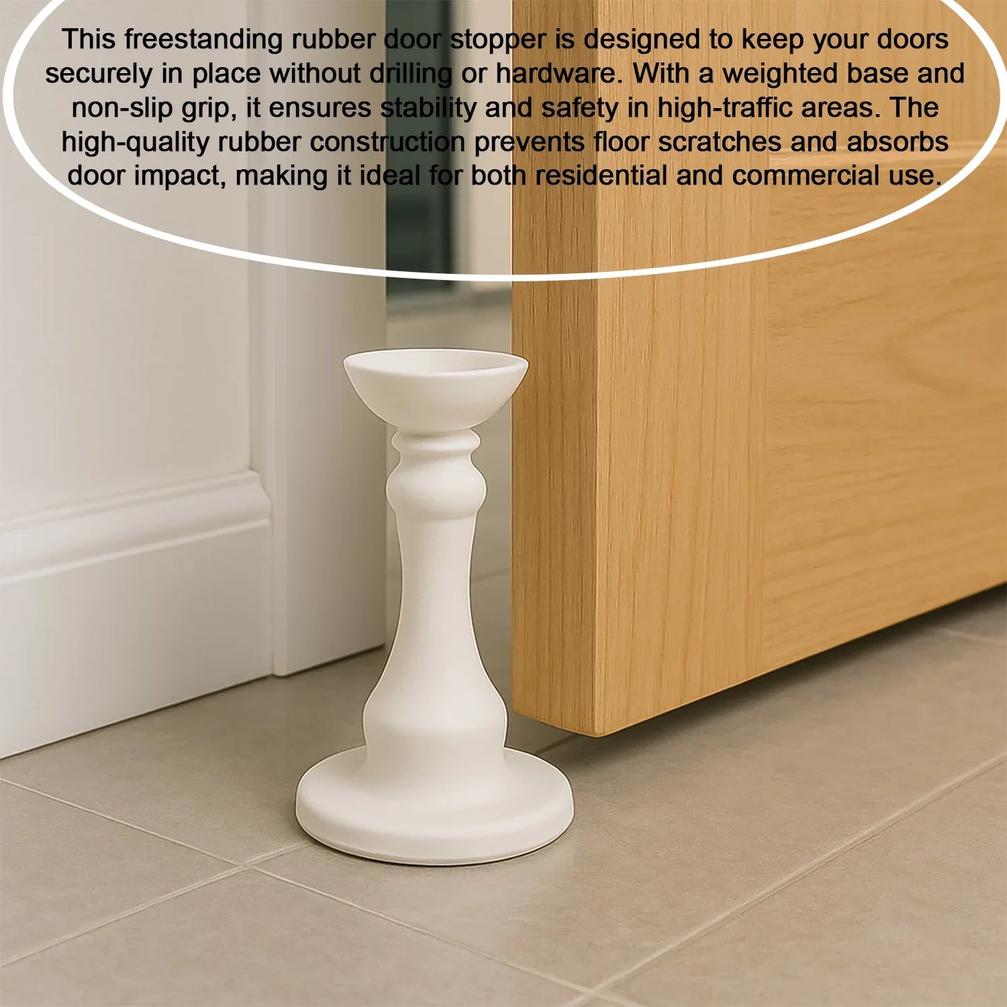 White Washing Machine Door Holder Washing Machine Door Stopper (1 Pc) - Zidbik