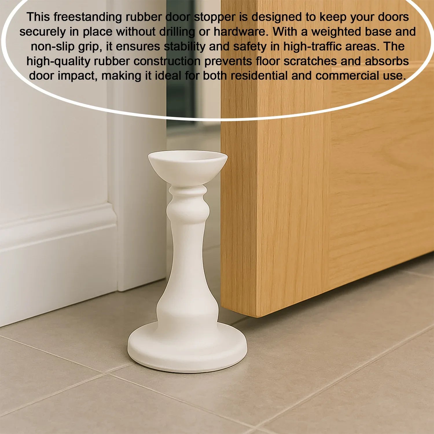 White Washing Machine Door Holder Washing Machine Door Stopper (1 Pc) - Zidbik