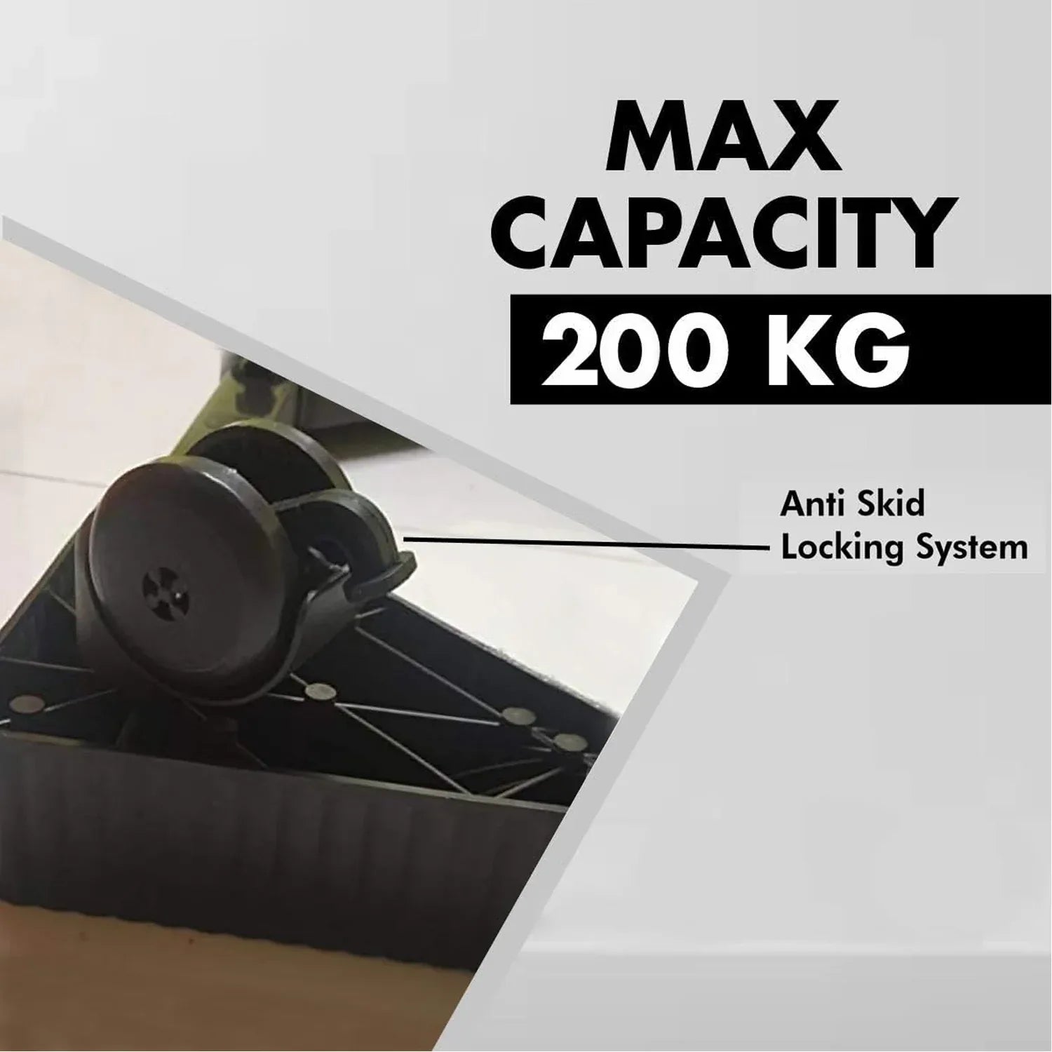 Adjustable Heavy-duty Fridge And Washing Machine Stand Base Trolley 50x50 Cm - Zidbik
