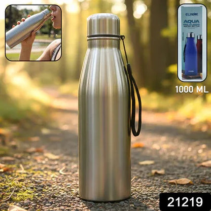 1000 Ml Stainless-steel Water Bottle (1 Pc) - Zidbik