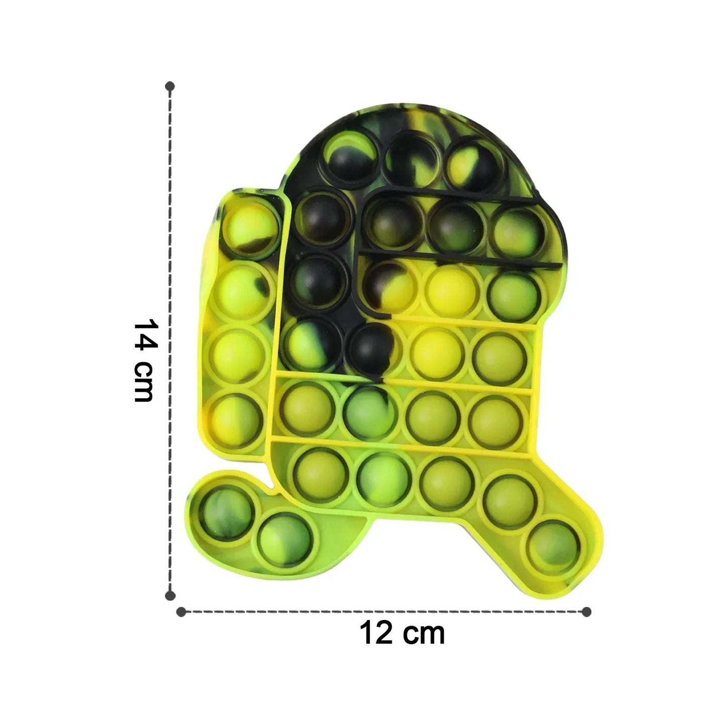 Premium Astronaut Silicone Pop It Fidget Toy (1 Pc) - Zidbik
