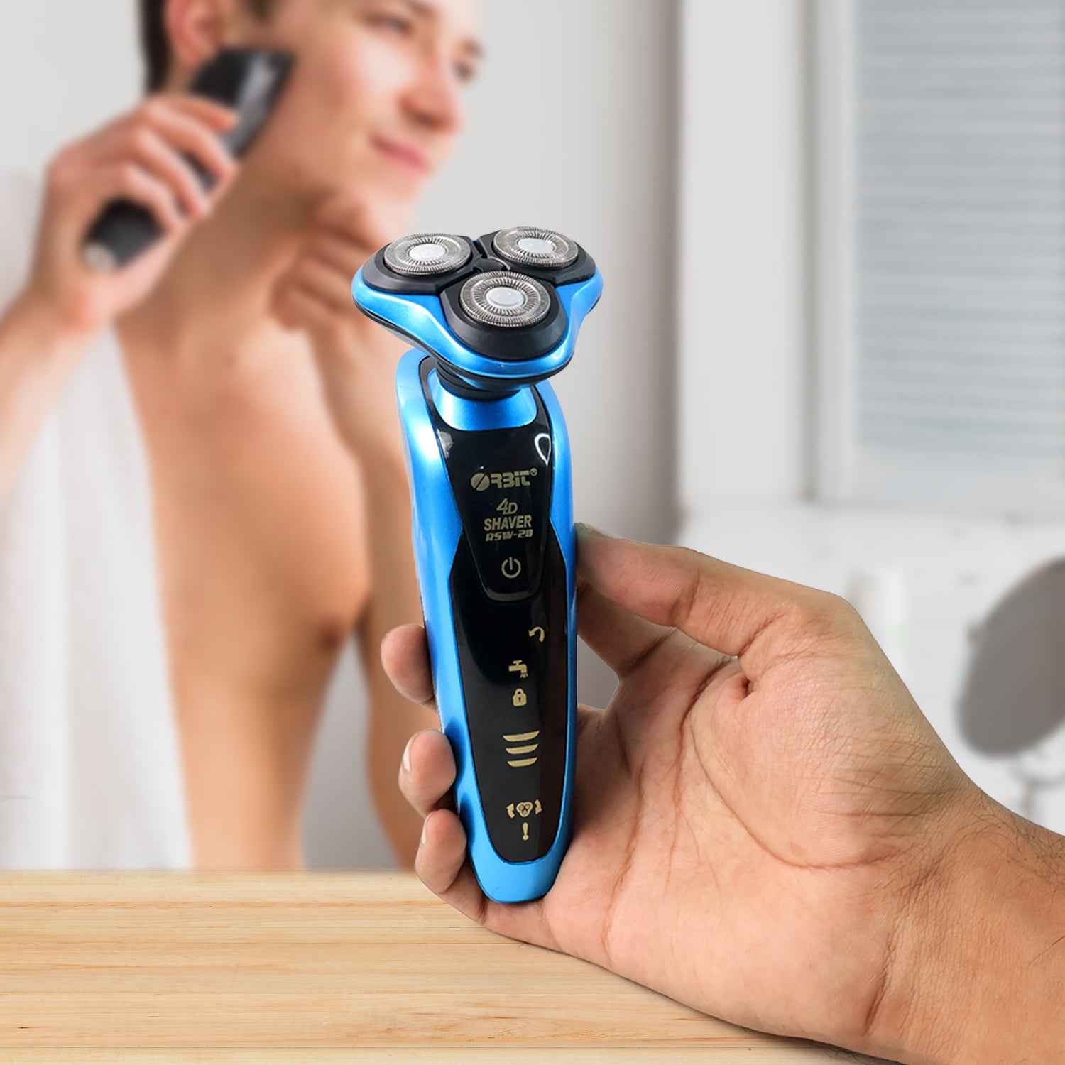 Orbit 4d Rechargeable Electric Shaver (1 Pc) - Zidbik