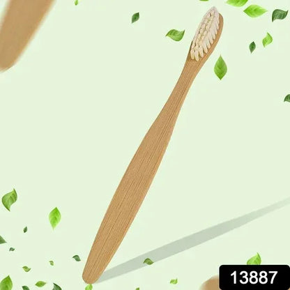 Wooden Bamboo Brush Toothbrush Ultra Soft Bristles (1 Pc) - Zidbik