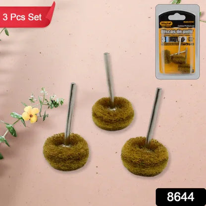 Abrasive Buffing Polishing Wheel Set (3 Pcs) - Zidbik