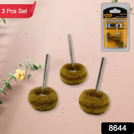 Abrasive Buffing Polishing Wheel Set (3 Pcs) - Zidbik