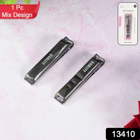 Stainless Steel Folding Portable Large Nail Clippers With Nail File (1 Pc) - Zidbik