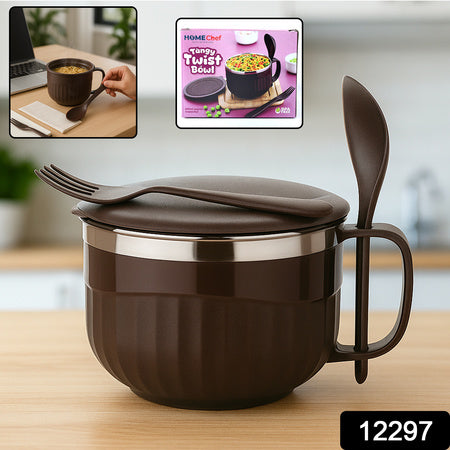 Home Chef Tangy Twist Insulated Lunch Bowl (Approx 650ml  1 Pc) - Zidbik