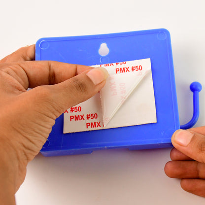 1 Pc Blue Wall Mount Mobile Stand With Hook - Zidbik