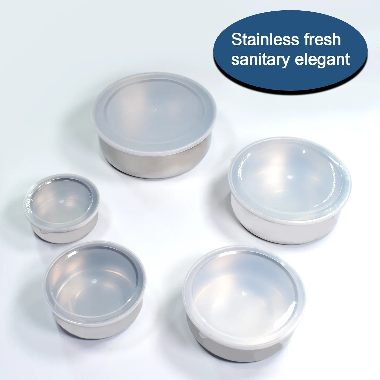 2808 Stainless Steel Food Storage Airtight Leak Proof Lunch Box - Zidbik