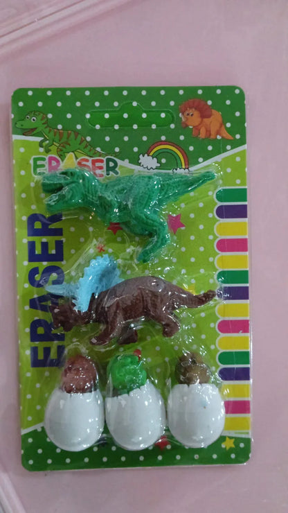 18030 Dinosaur Shaped Erasers Egg Shape Eraser For Kids Dinosaur Erasers Puzzle 3d Eraser Mini Eraser Dinosaur Toys Desk Pets For Students Classroom Prizes Class Rewards Party Favors (5 Pcs Set) - Zidbik