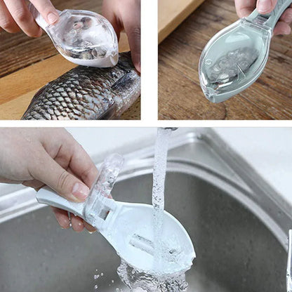 2371 Fish Scale Scraper Peeler Fish Tools Kitchen - Zidbik