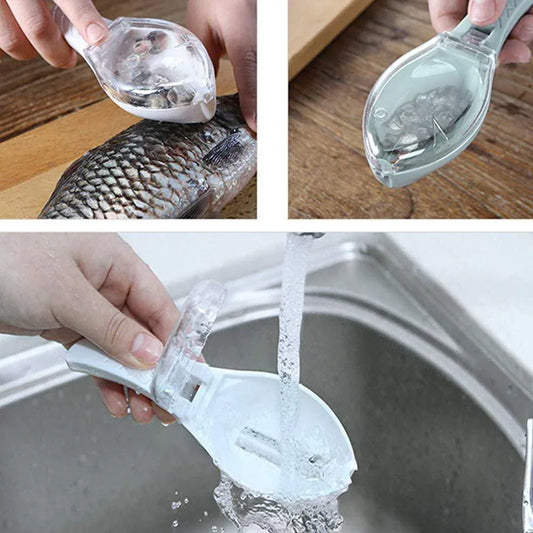 2371 Fish Scale Scraper Peeler Fish Tools Kitchen - Zidbik