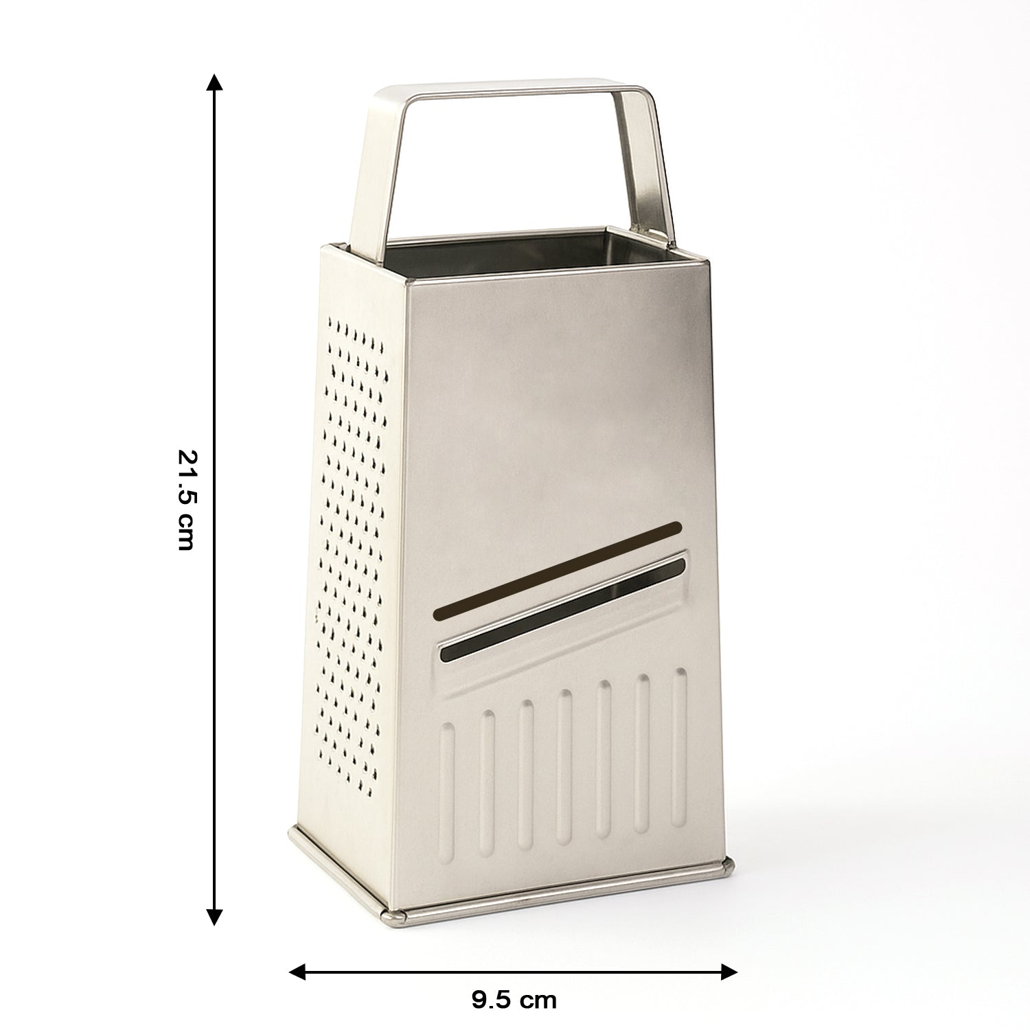 Supermom Premium 5-in-1 Stainless Steel Grater And Slicer - Zidbik