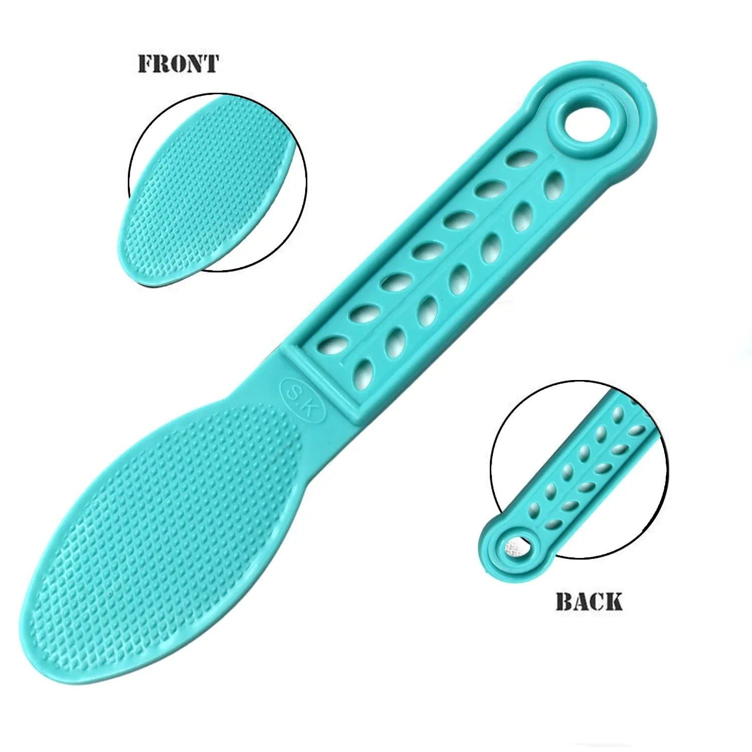 6018 Plastic Foot Scrubber Pedicure Foot Care - Zidbik
