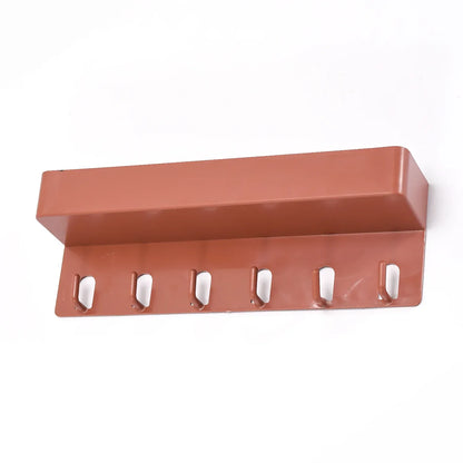 4612 Key Holder Multiuse 6 Hook Stand For Home Bathroom Use Stand - Zidbik