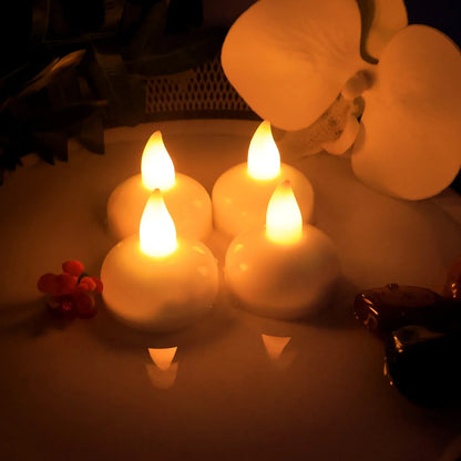 Led Floating Smokeless Candles (12 Pc) - Zidbik
