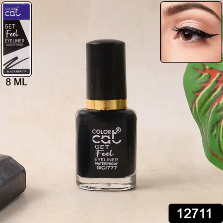 Premium Color Cat Get Feel Waterproof Eyeliner (8 Ml 1 Pc) - Zidbik