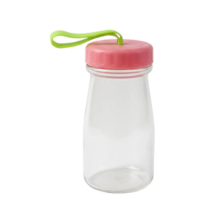 Premium Glass Bottle With Leak-proof Lid 300 Ml - Zidbik