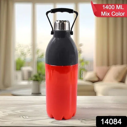 Plastic Sports Bottle Insulated Leakproof Bpa-free (1400ml Mix Colour) - Zidbik